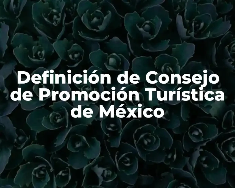 Definición de Consejo de Promoción Turística de México