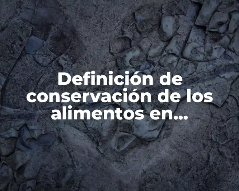 Definición de conservación de los alimentos en pasteurización