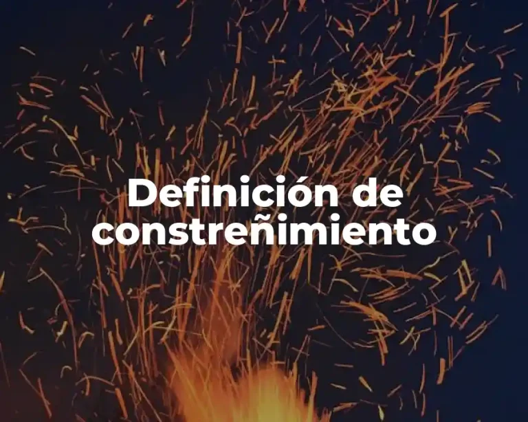 Definición de constreñimiento