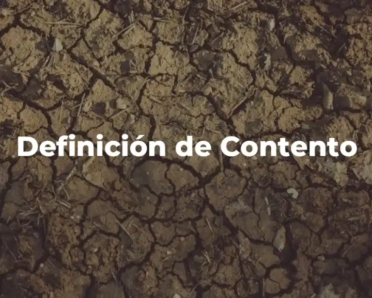 Definición de Contento