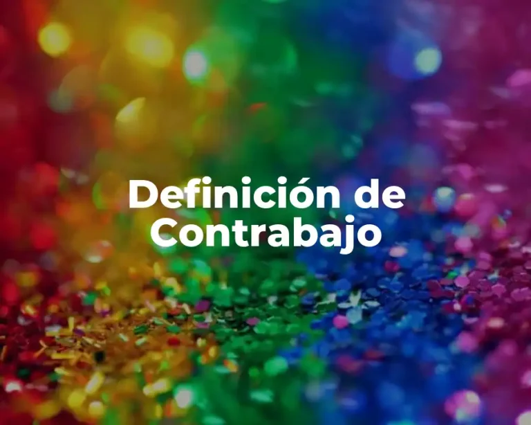 Definición de Contrabajo
