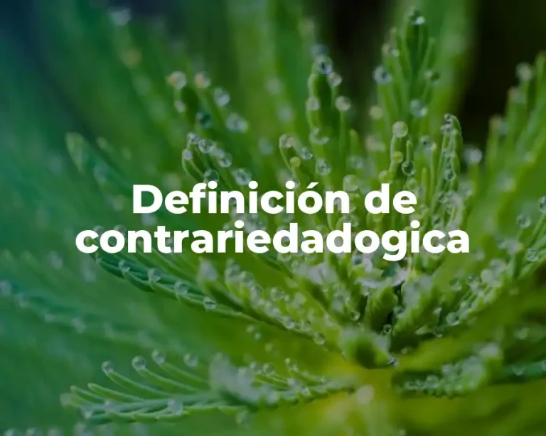 Definición de contrariedadogica
