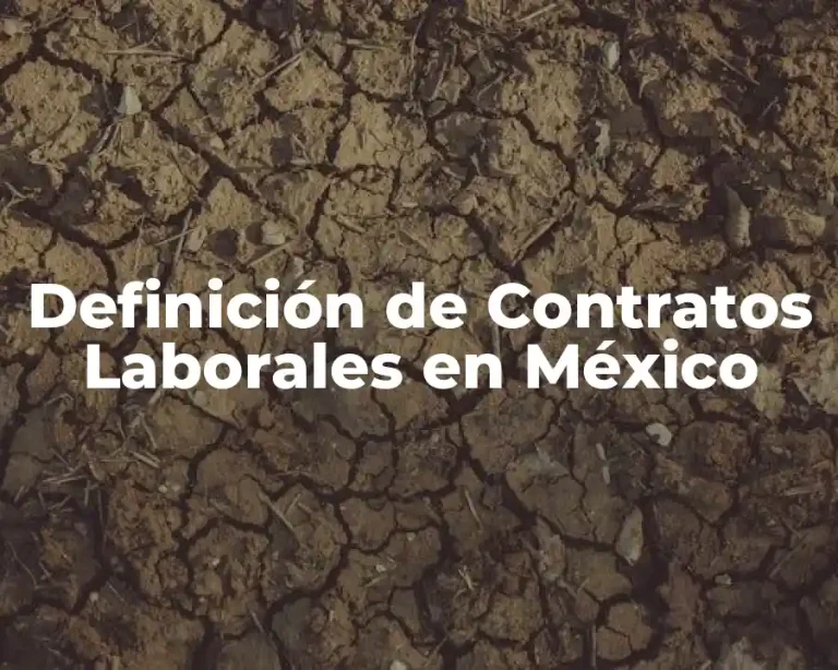 Definición de Contratos Laborales en México