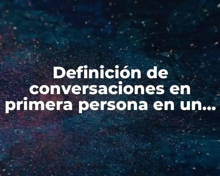 Definición de conversaciones en primera persona en un restaurante