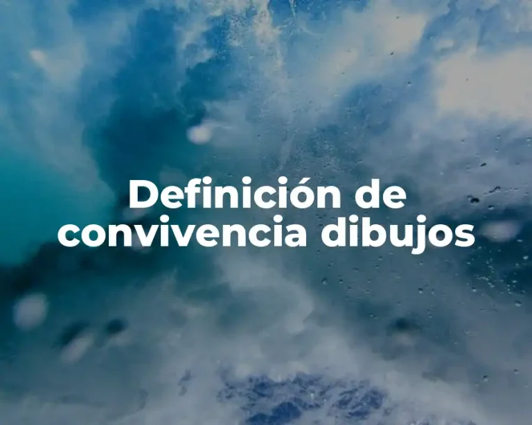 Definición de convivencia dibujos