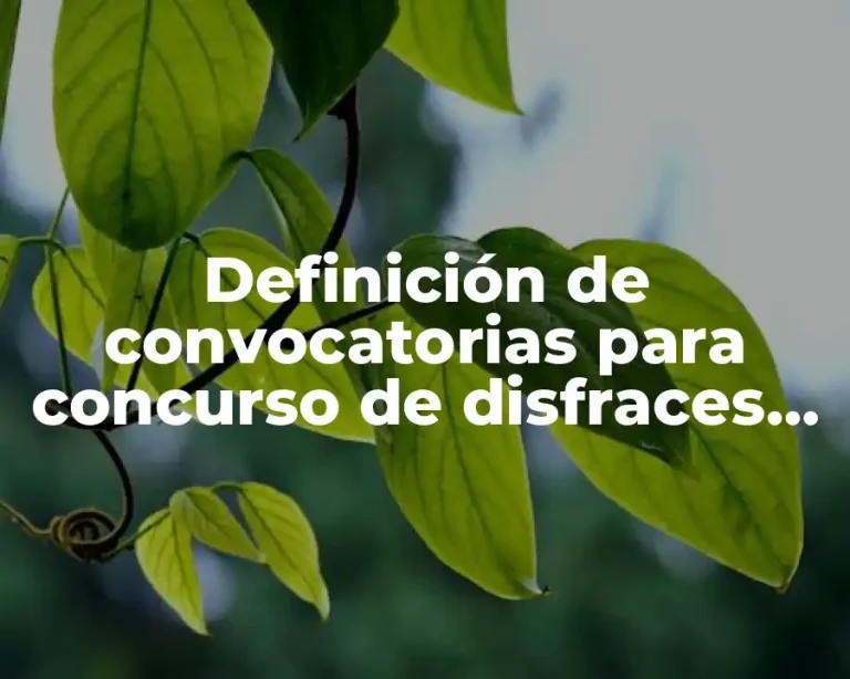 Definición de convocatorias para concurso de disfraces de primavera