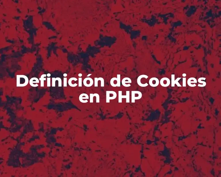 Definición de Cookies en PHP