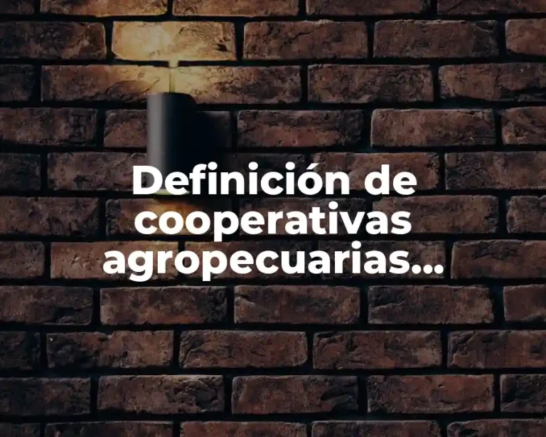 Definición de cooperativas agropecuarias cafetaleras en Guerrero