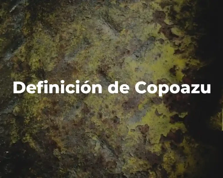 Definición de Copoazu