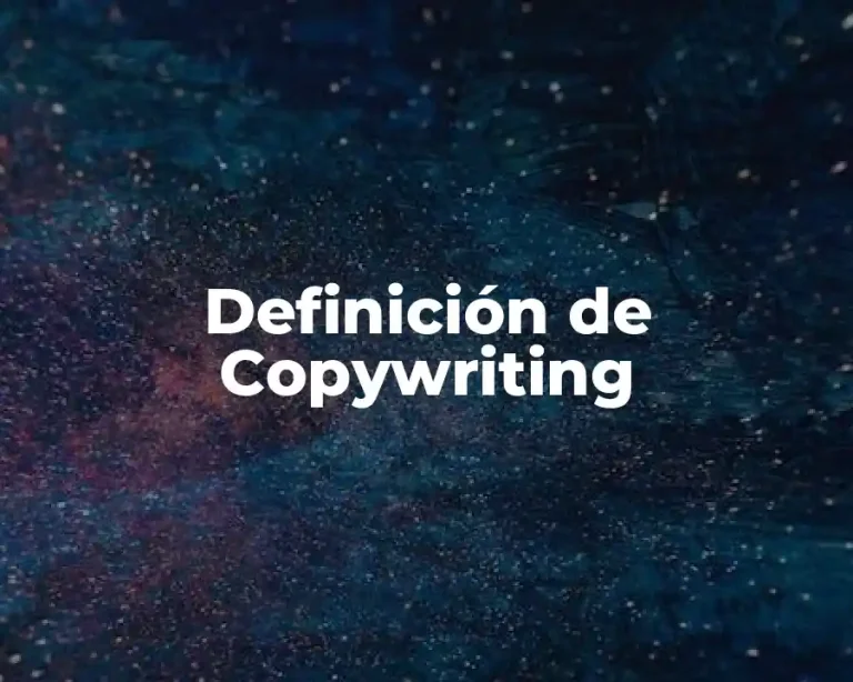 Definición de Copywriting