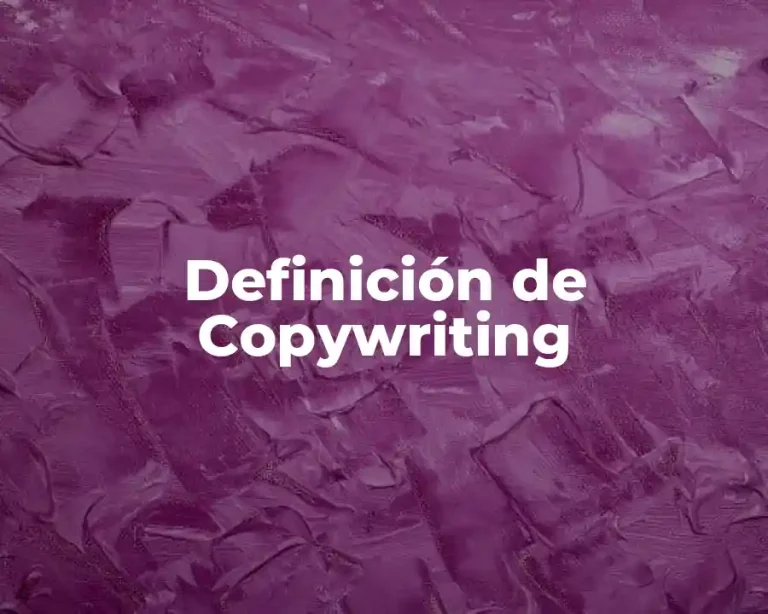 Definición de Copywriting