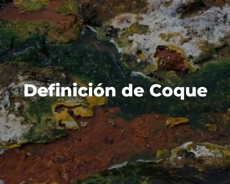 Definición de Coque