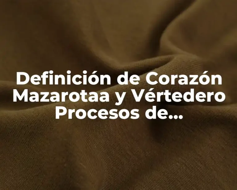 Definición de Corazón Mazarotaa y Vértedero Procesos de Fabricación