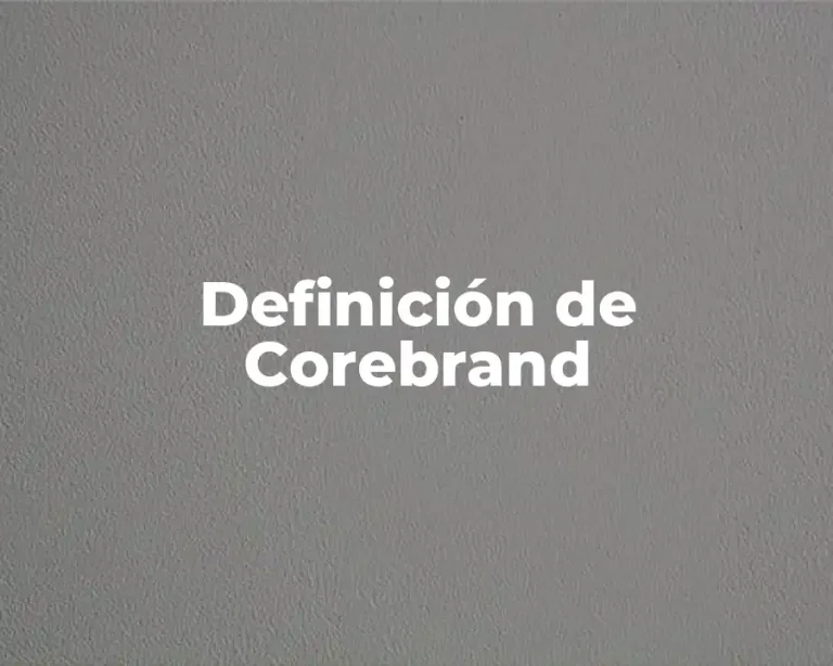 Definición de Corebrand