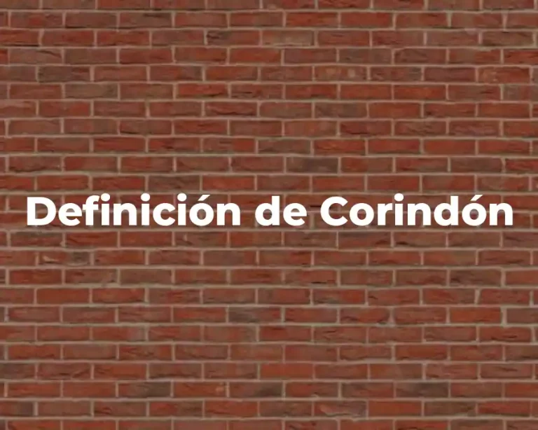 Definición de Corindón