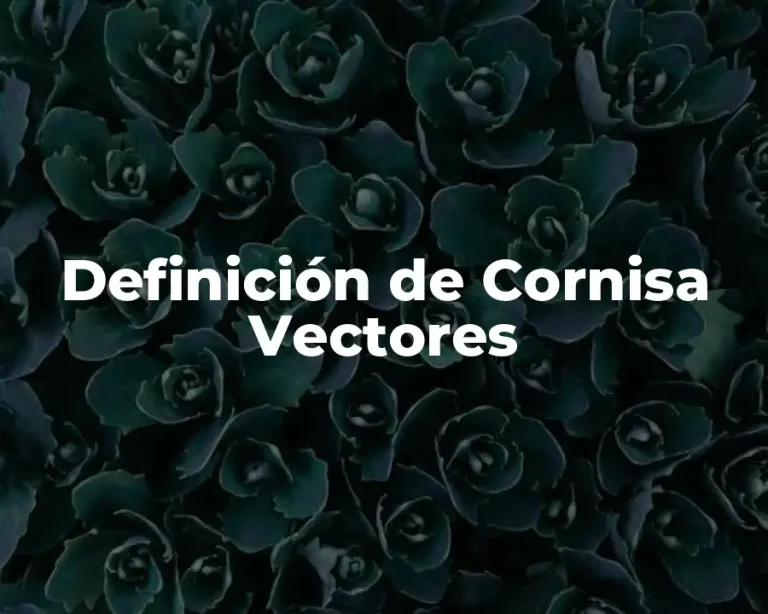 Definición de Cornisa Vectores