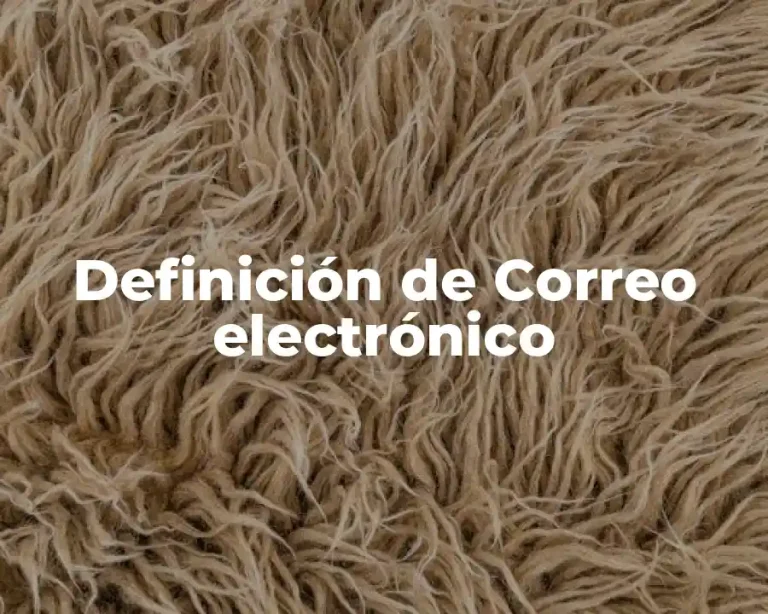 Definición de Correo electrónico