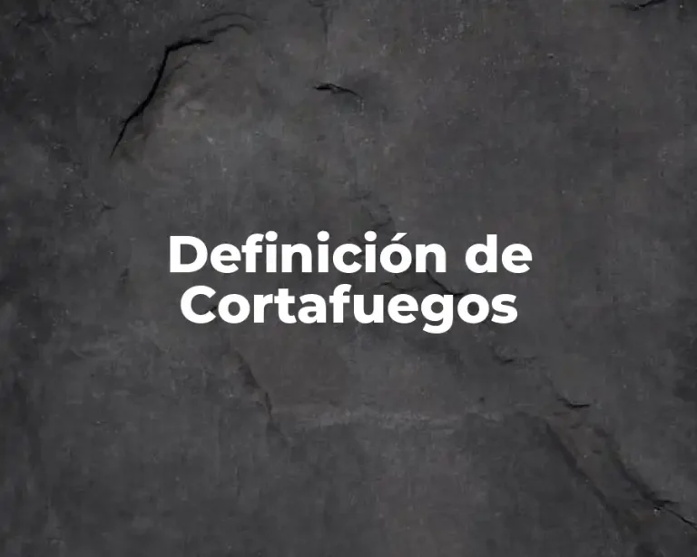 Definición de Cortafuegos