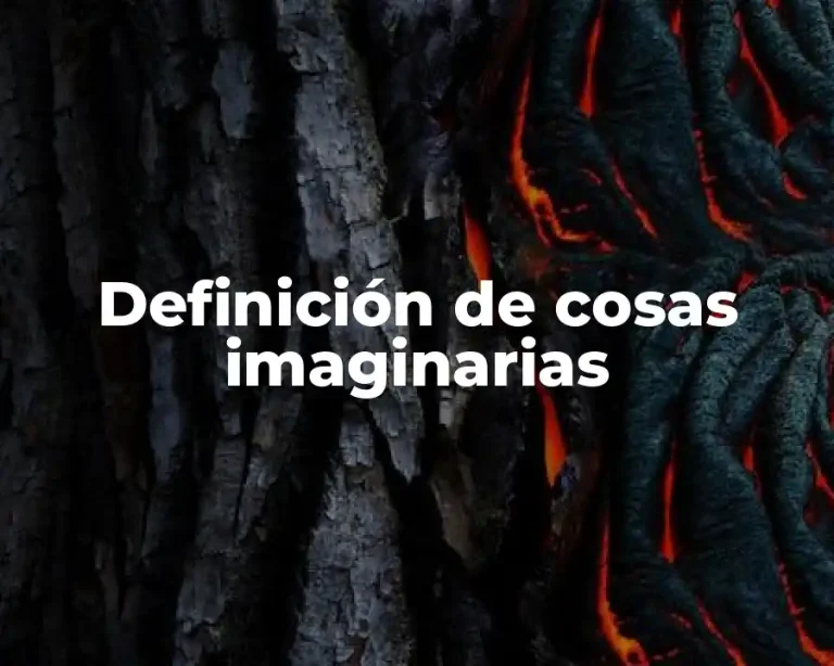 Definición de cosas imaginarias