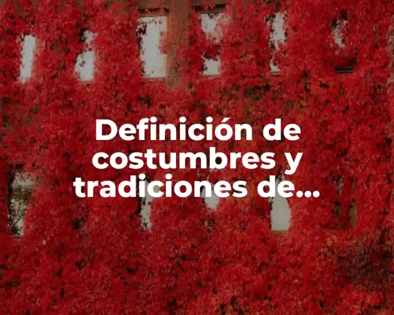 Definición de costumbres y tradiciones de Venezuela