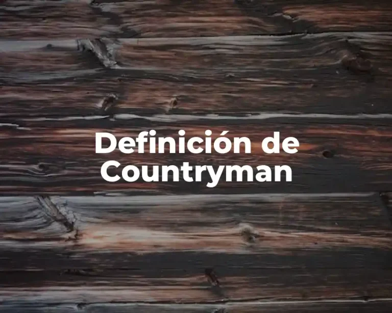 Definición de Countryman