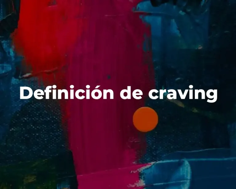 Definición de craving