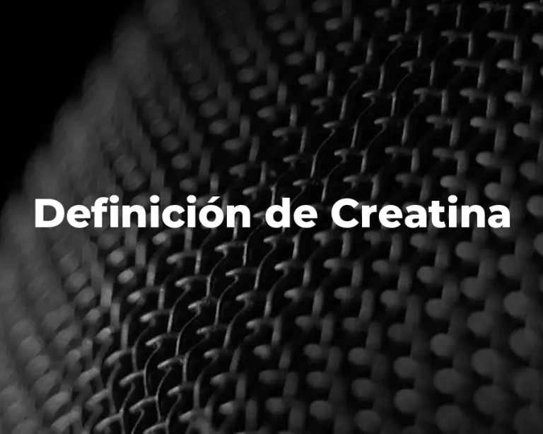 Definición de Creatina