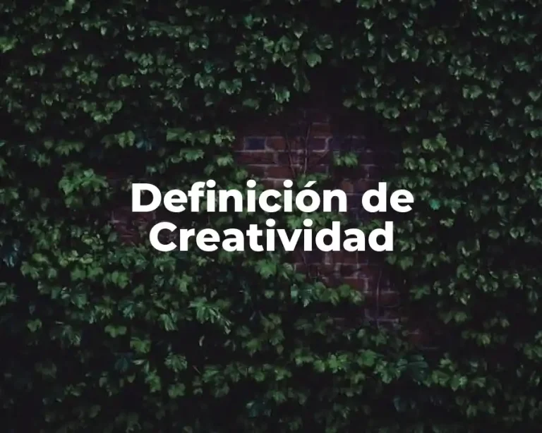 Definición de Creatividad