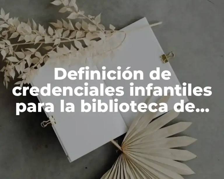 Definición de credenciales infantiles para la biblioteca de niñas kawaiis