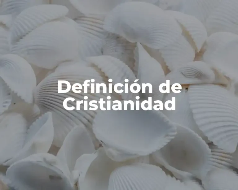 Definición de Cristianidad