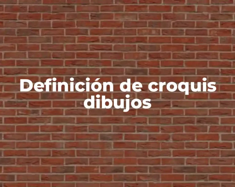 Definición de croquis dibujos