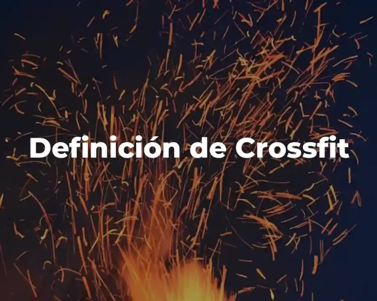 Definición de Crossfit