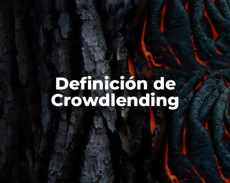Definición de Crowdlending