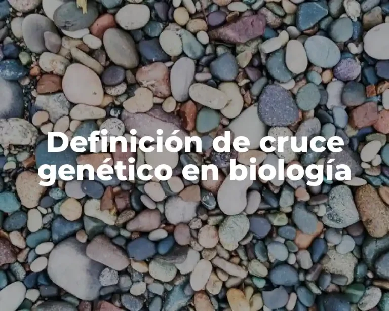 Definición de cruce genético en biología