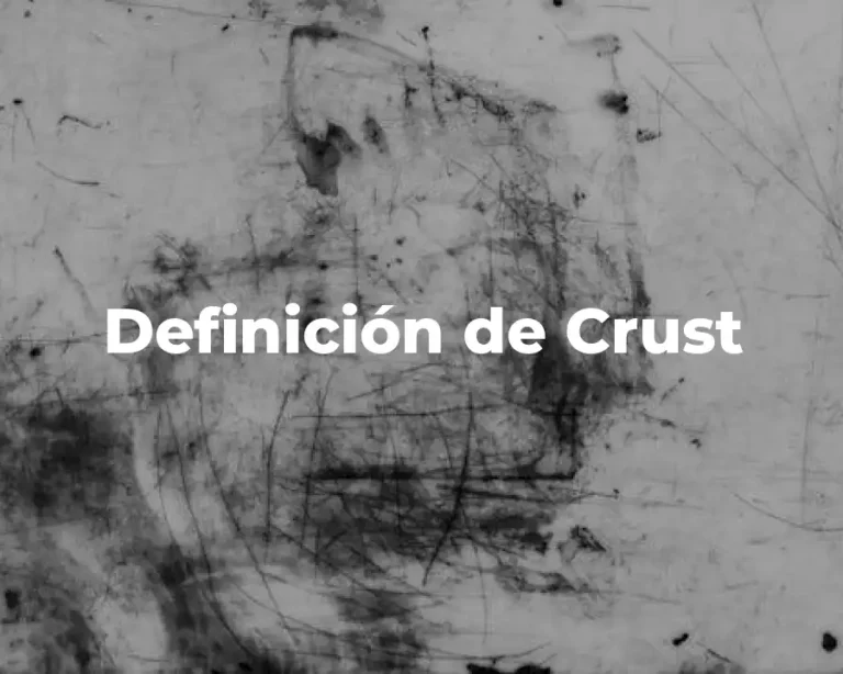 Definición de Crust