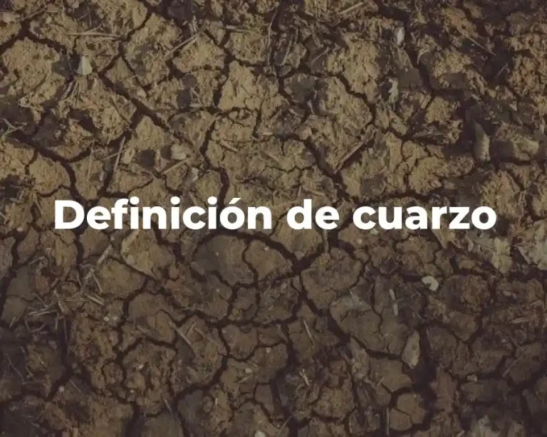 Definición de cuarzo