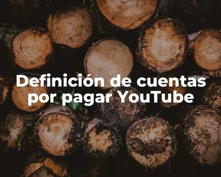 Definición de cuentas por pagar YouTube
