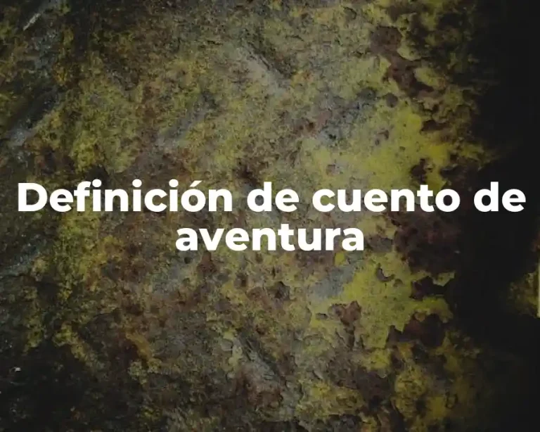 Definición de cuento de aventura
