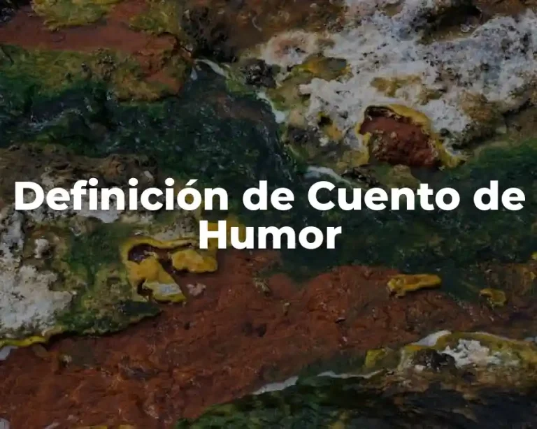 Definición de Cuento de Humor