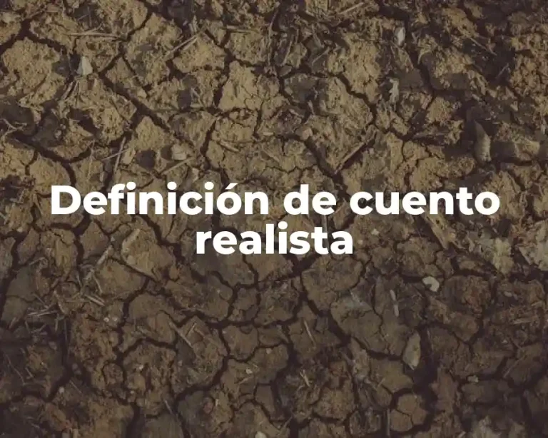 Definición de cuento realista