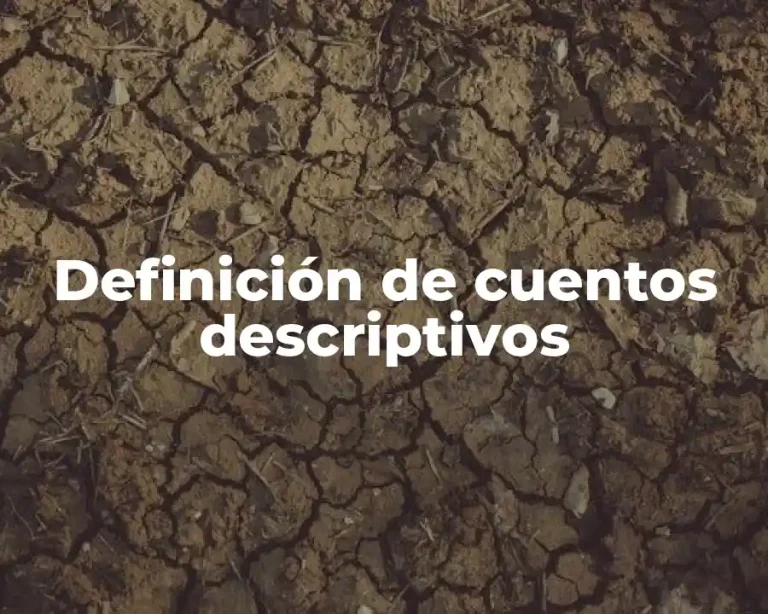 Definición de cuentos descriptivos