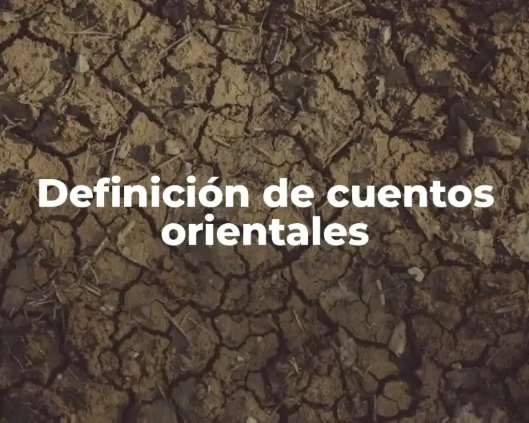 Definición de cuentos orientales