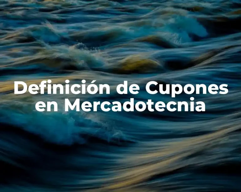 Definición de Cupones en Mercadotecnia
