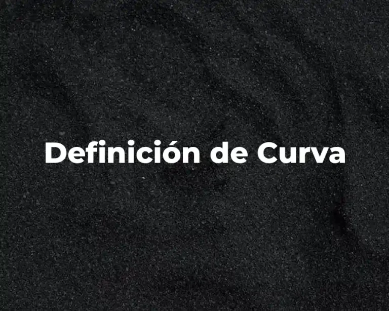 Definición de Curva