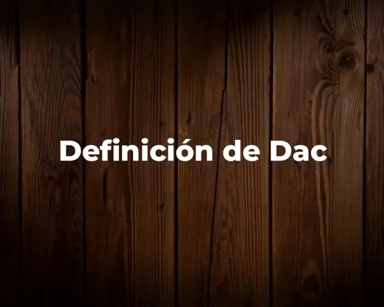 Definición de Dac