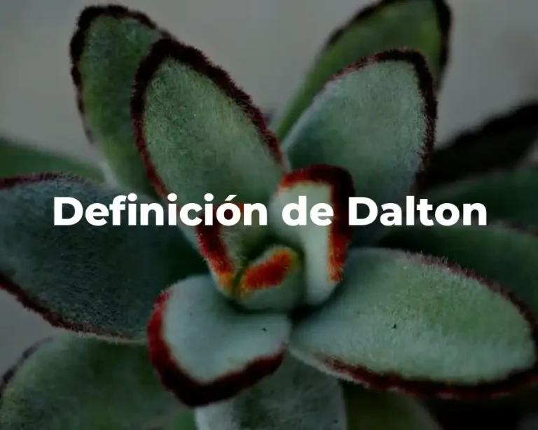 Definición de Dalton