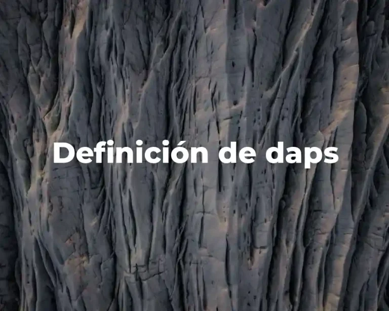 Definición de daps