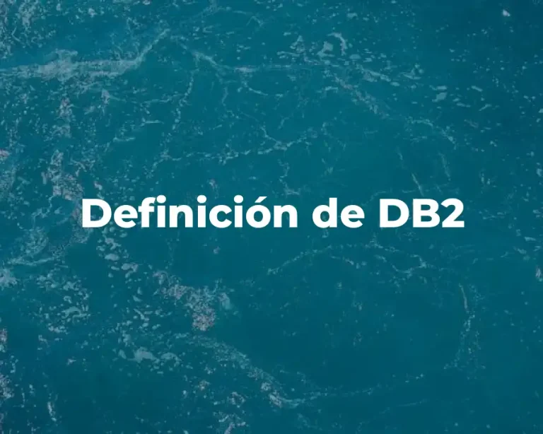 Definición de DB2