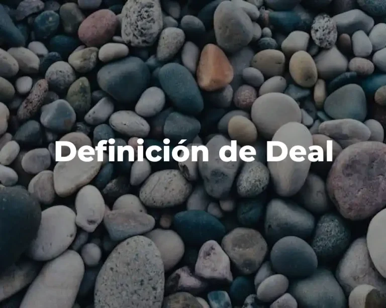 Definición de Deal