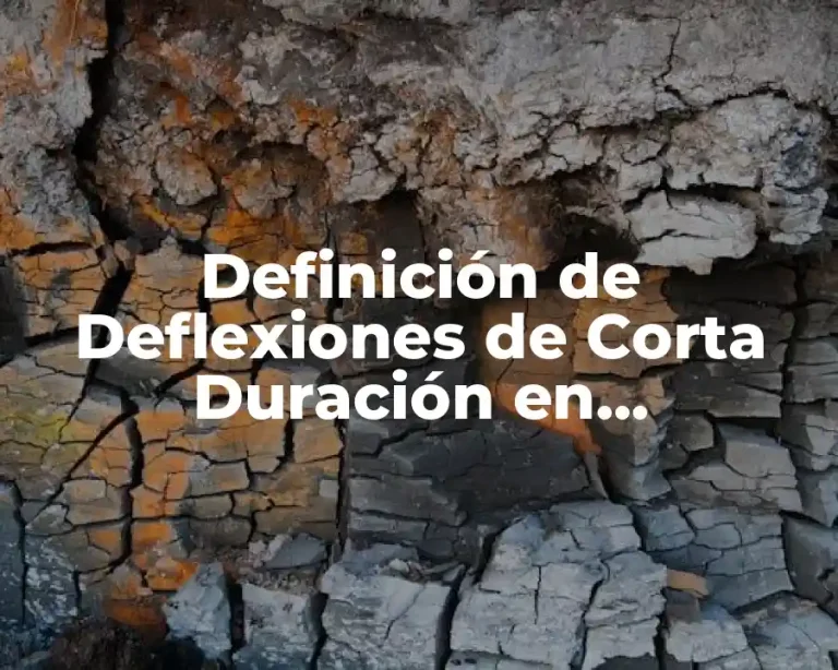 Definición de Deflexiones de Corta Duración en Mamposteria
